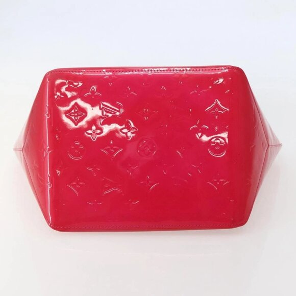LOUIS VUITTON Monogram Vernis Bellevue PM Hand Bag Rose Pop M93669 Auth 143327 - Picture 7 of 16